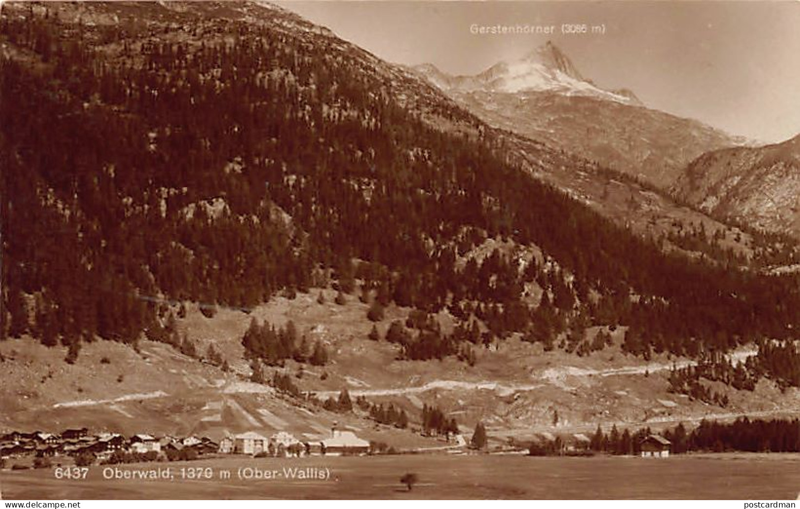 Suisse - OBERWALD (VS) Totalansicht - Verlag C.P.N. 6437