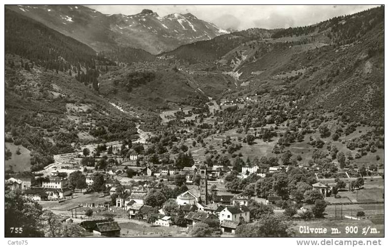SUISSE - OLIVONE - Vue générale