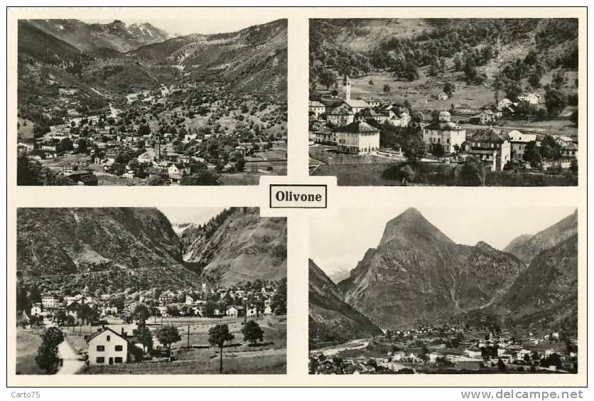 SUISSE - OLIVONE - Vues générales diverses