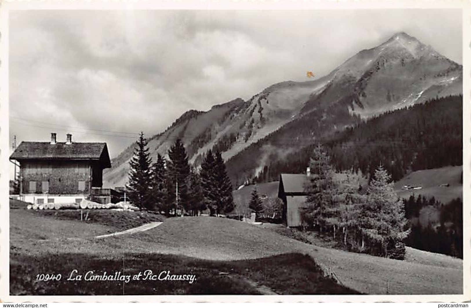 Suisse - ORMONT-DESSOUS (VD) La Comballaz et Pic Chaussy - Ed. E. Dufresne, Bazar-Épicerie à La Comballaz 10940