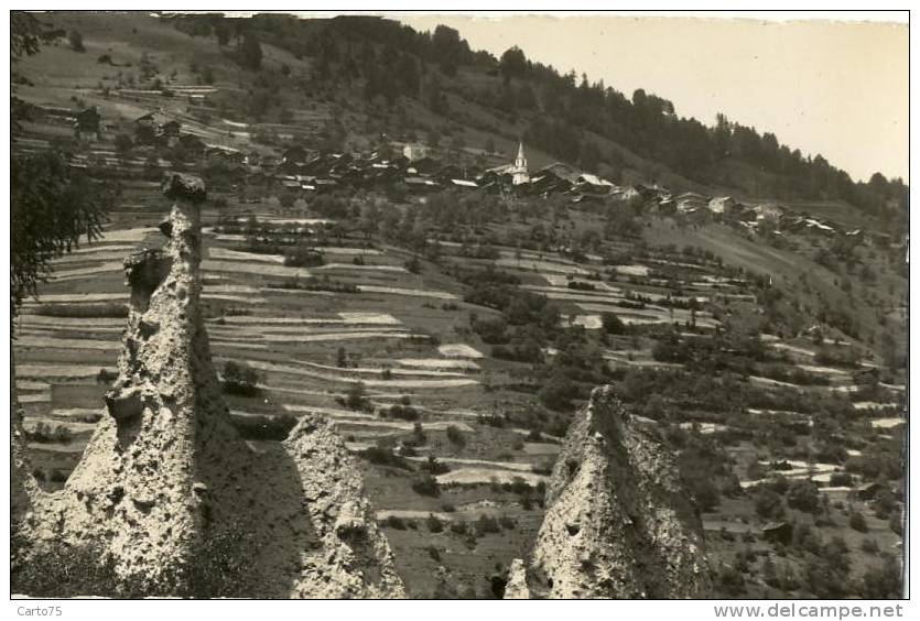 Suisse - Pyramides Euseigne Hérémence - Curiosité Nature