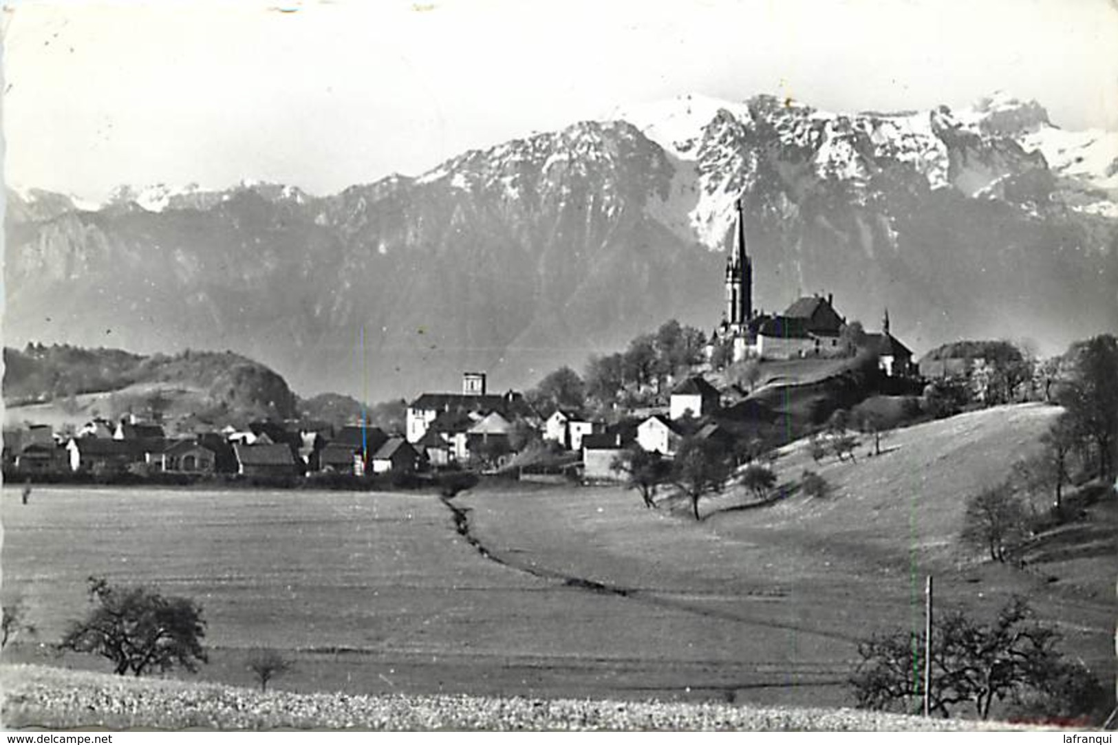 suisse -ref D06- suisse - chatel saint denis - chatel st denis - et le grammont  -carte bon etat