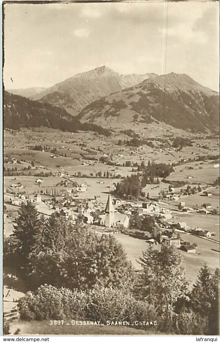 suisse - ref D297- gessenay - saanen - gstaad  - carte bon etat -