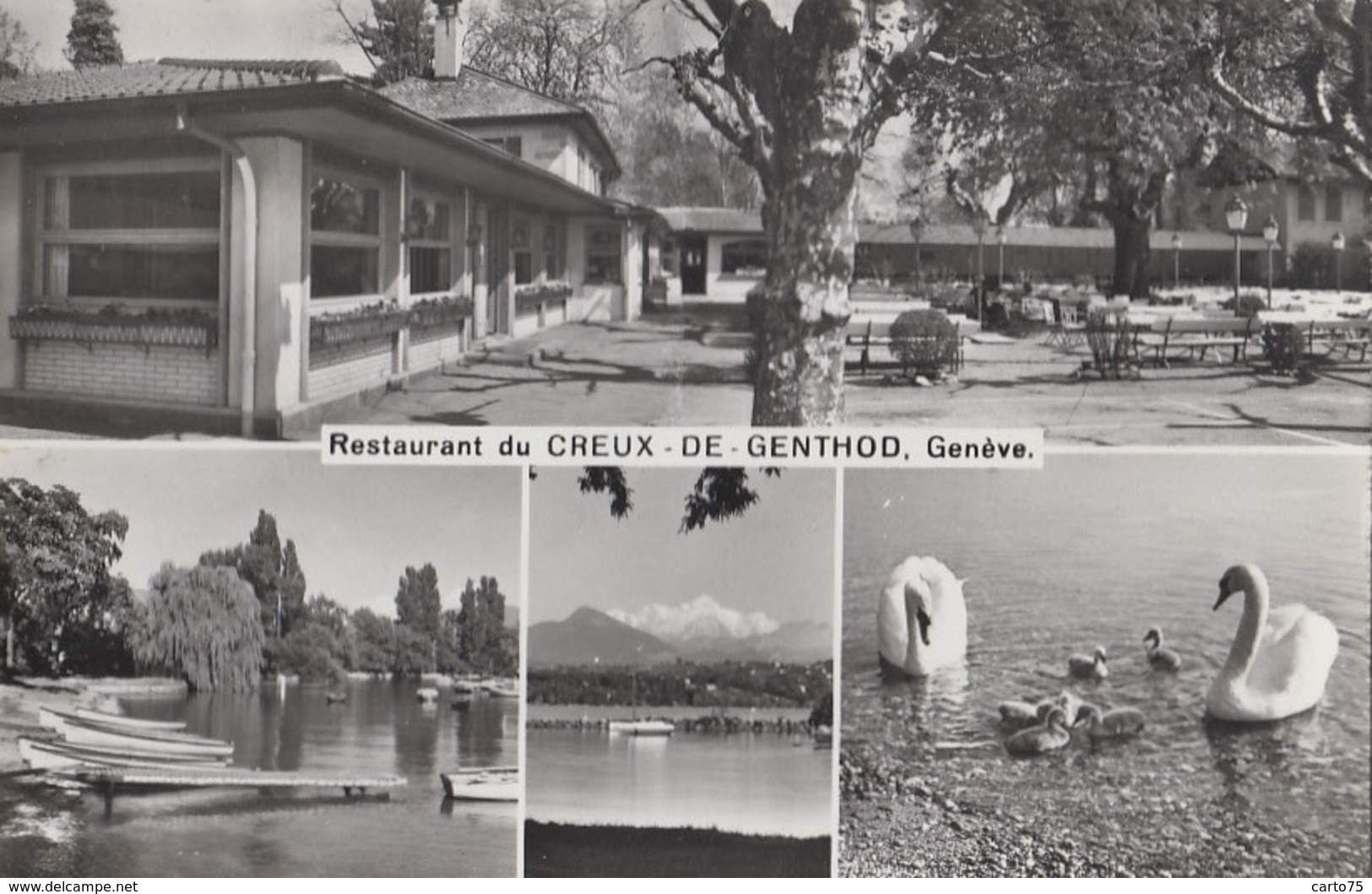 Suisse - Restaurant du Creux-de-Genthod - 1966