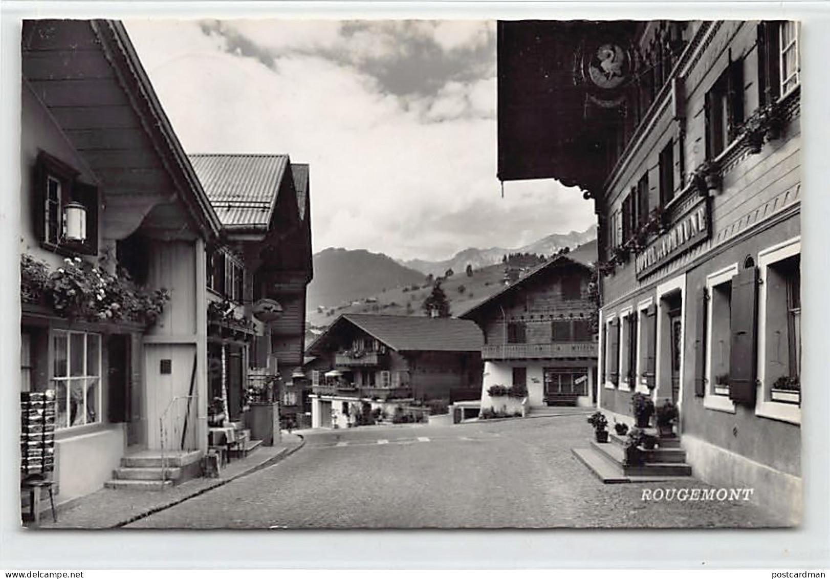 Suisse - ROUGEMONT (VD) Hôtel de Commune - Ed. Deriaz 10786