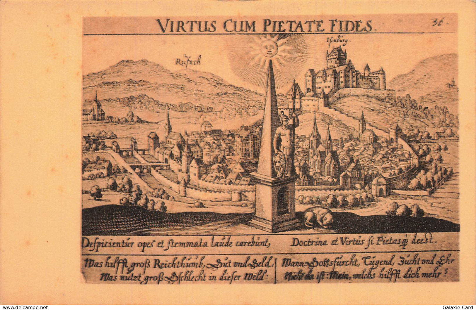 SUISSE RUETI BEI BUEREN VUE DE LA VILLE