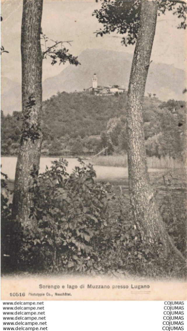 SUISSE - S21665 - Sorengo e Lago di Muzzano Presso Lugano