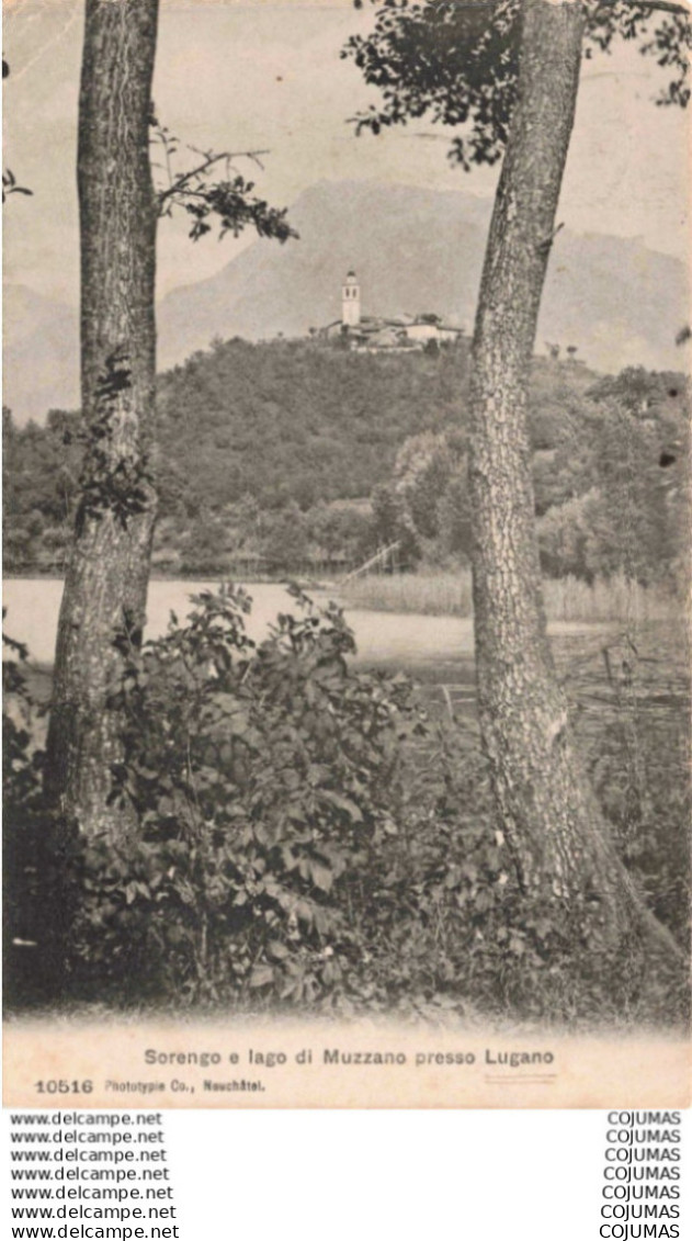 SUISSE - S21665 - Sorengo e Lago di Muzzano Presso Lugano