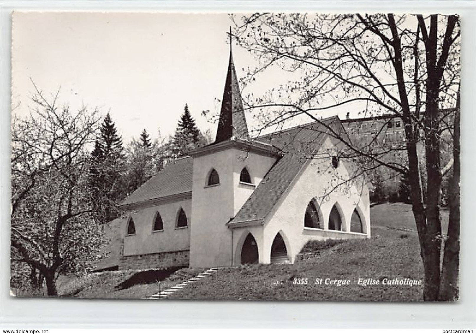 Suisse - SAINT CERGUE (VD) Eglise catholique - Ed. C. Sartori 3355