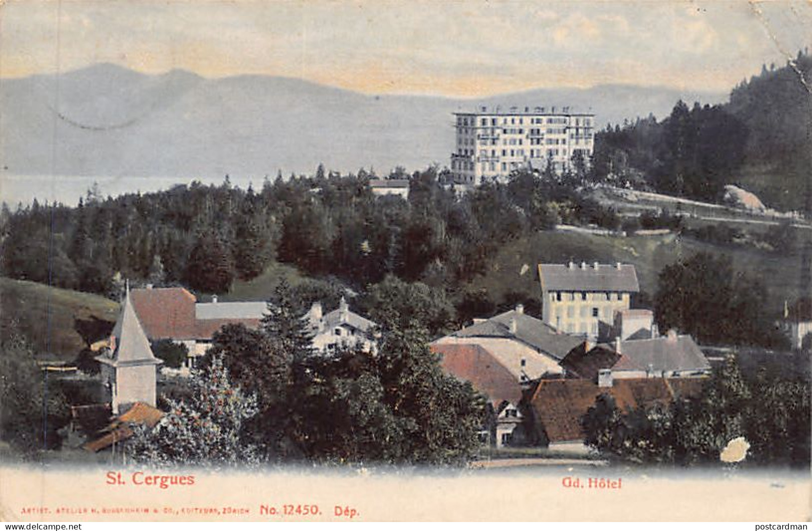 Suisse - SAINT-CERGUE (VD) Grand Hôtel - Ed. Guggenheim 12450