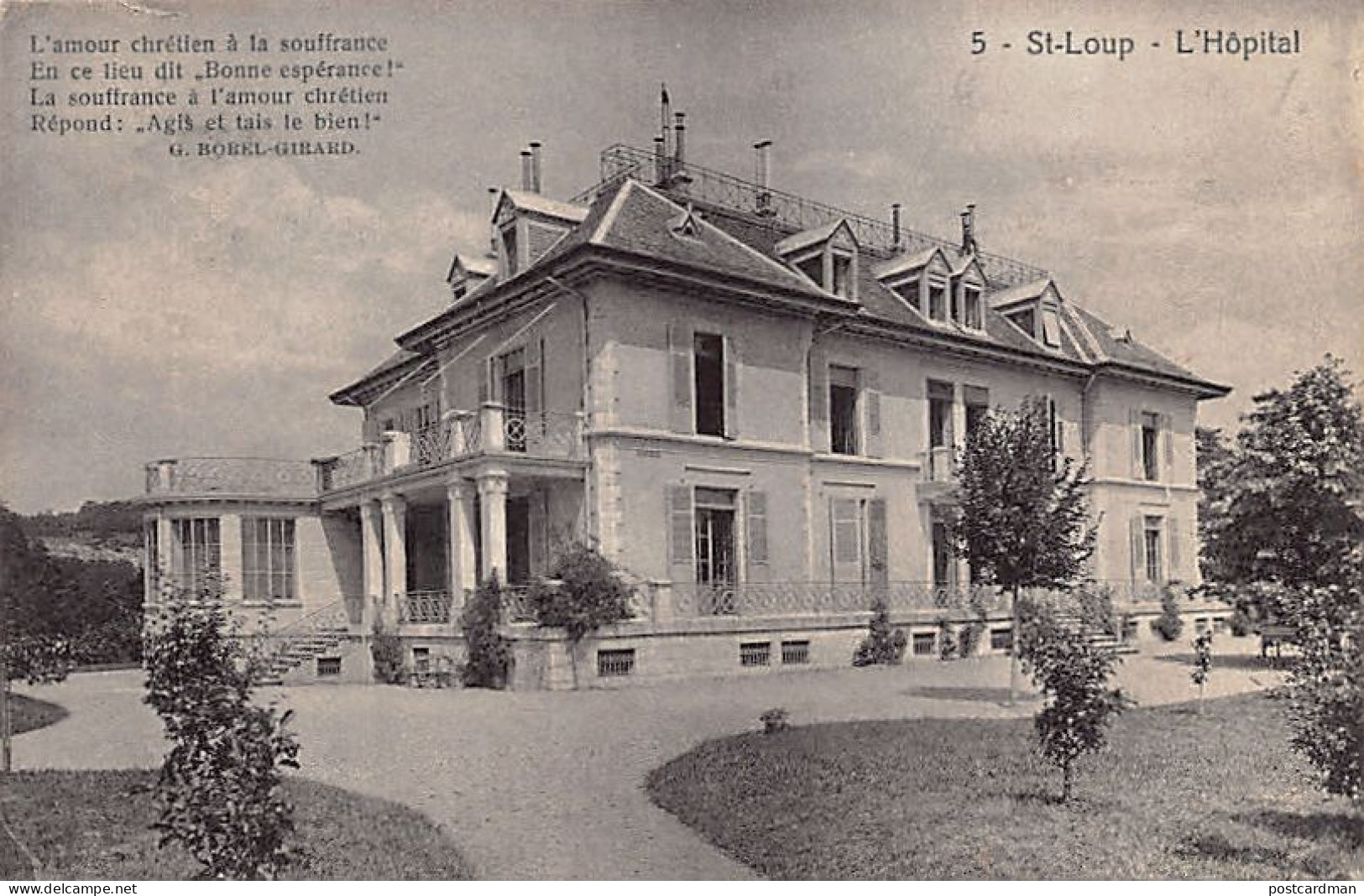 Suisse - SAINT-LOUP Pompaples (VD) L'hôpital - Ed. V. Marchand