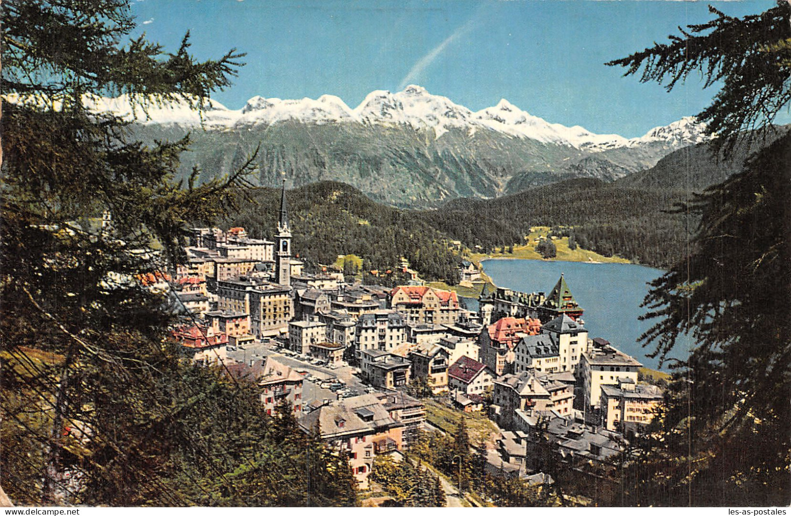 SUISSE SAINT MORITZ VUE DE SAINT MORITZ