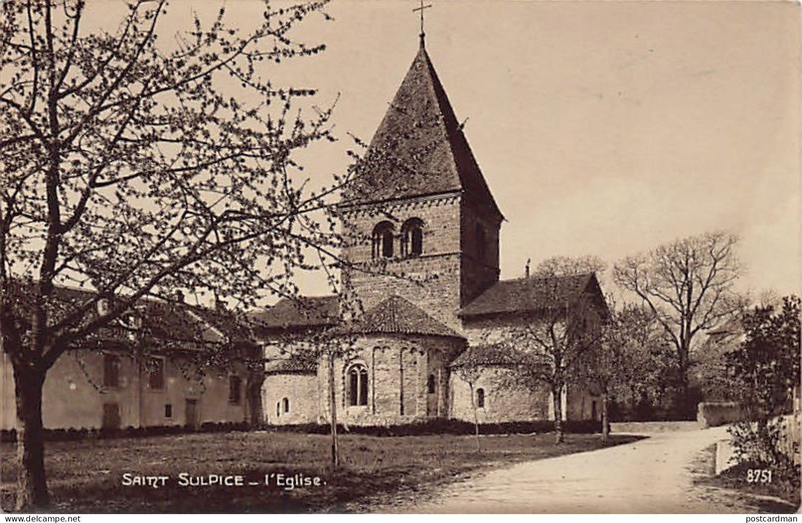 Suisse - SAINT-SULPICE (VD) L'église - Ed. Bourgoz 8751