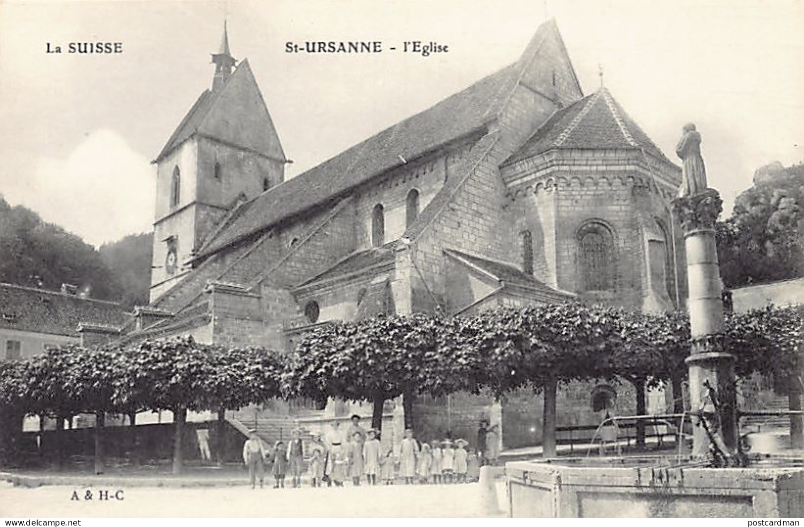 Suisse - SAINT-URSANNE (JU) L'église - Ed. A & H-C