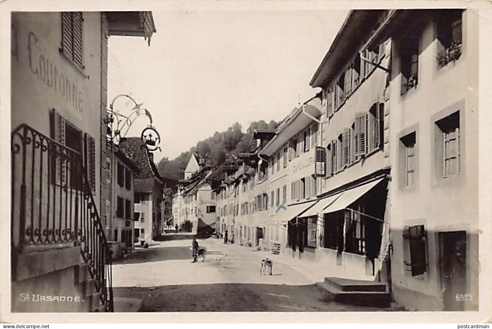 Suisse - SAINT URSANNE (JU) La rue principale - Ed. Perrochet 6923