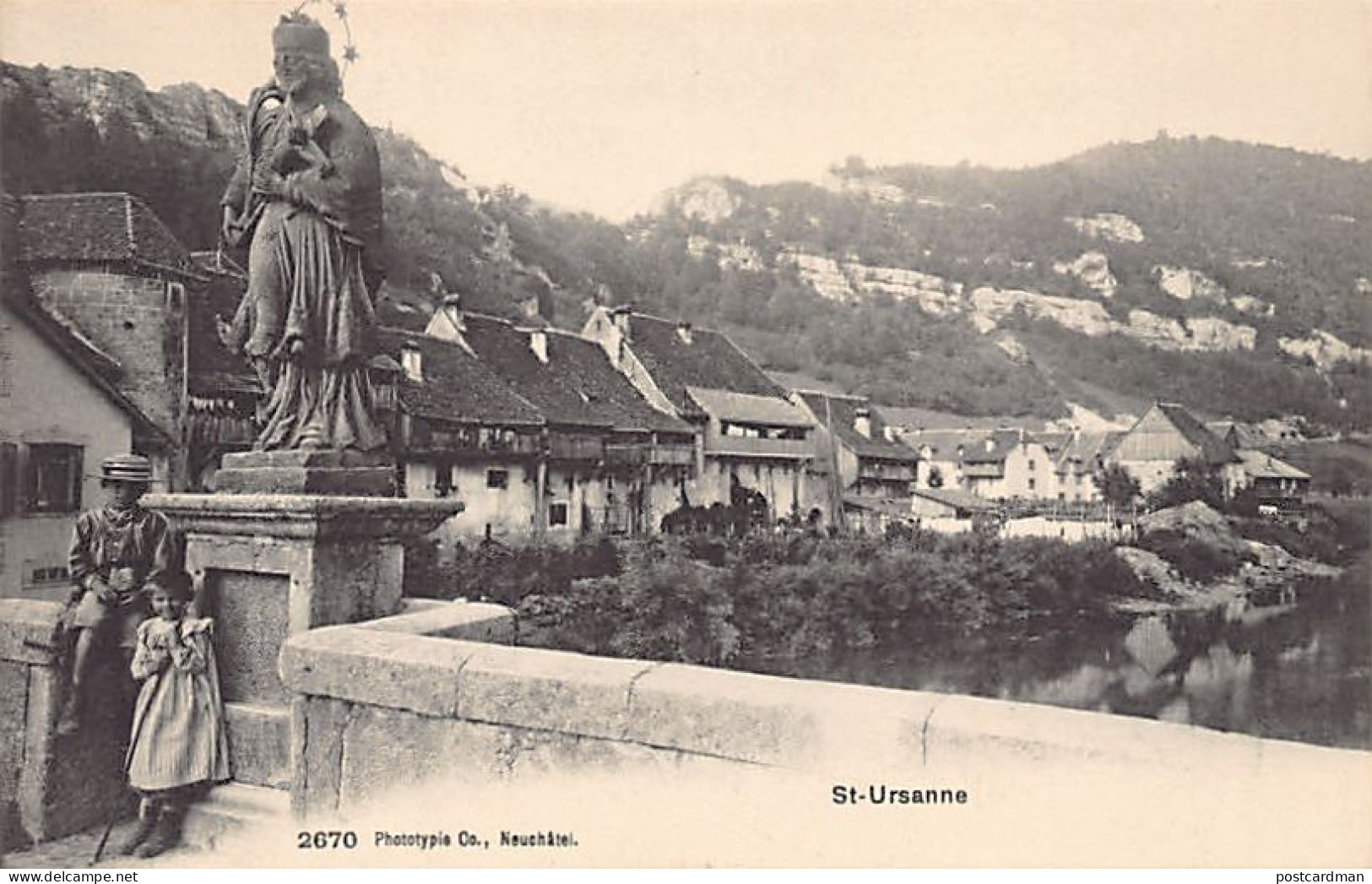Suisse - SAINT-URSANNE (JU) Vue générale - Ed. C.P.N. 2670