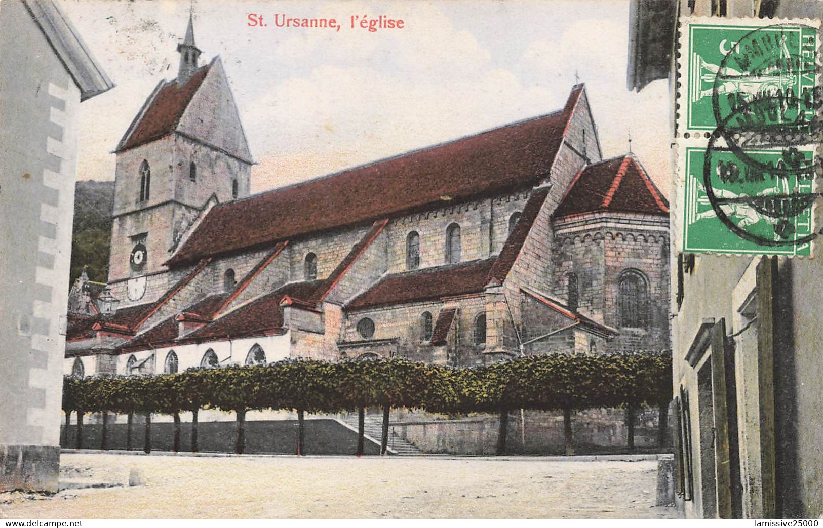 SUISSE saint ursanne l'église
