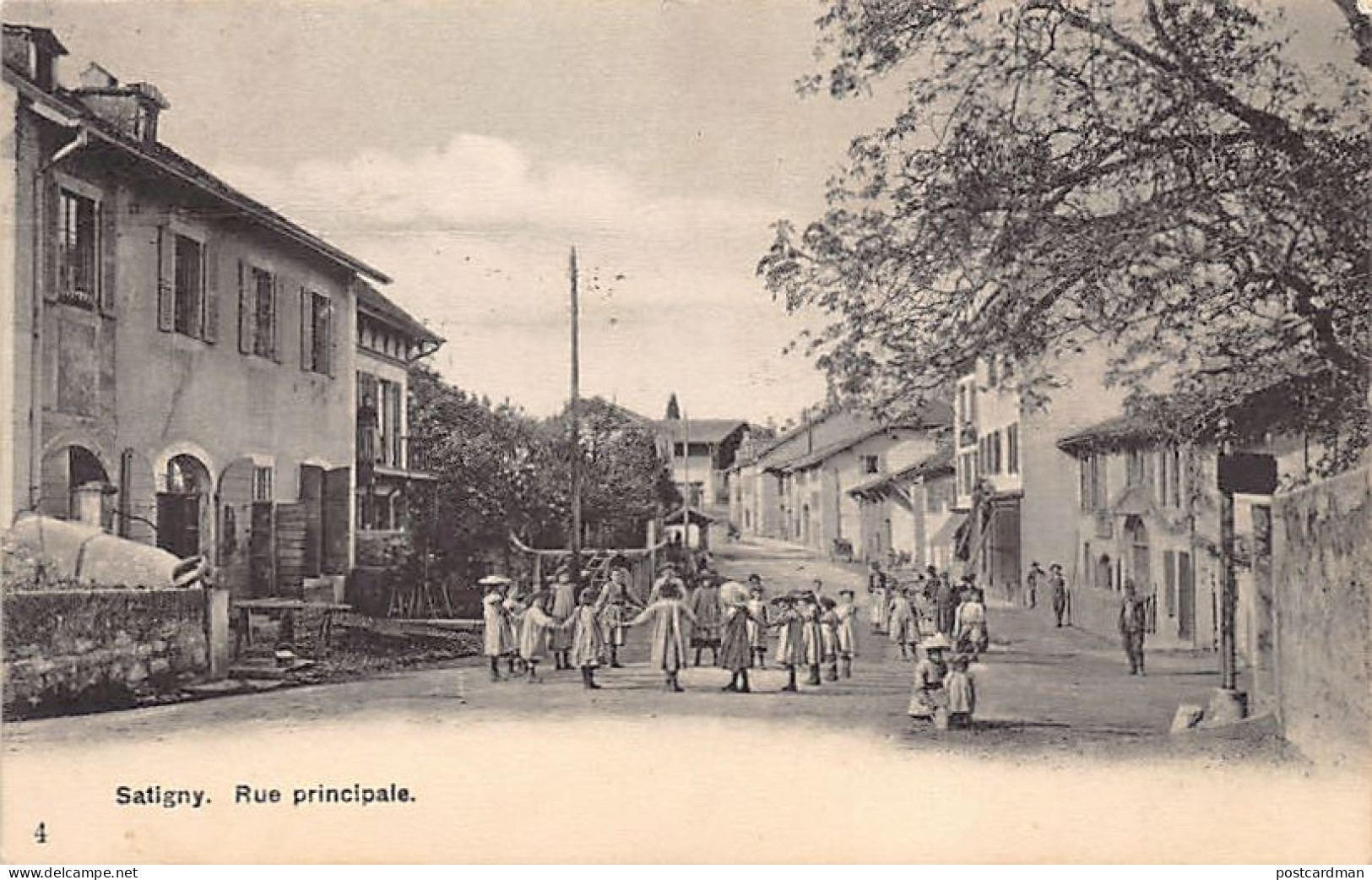 Suisse - SATIGNY (GE) Rue principale - Ed. E.C. 4