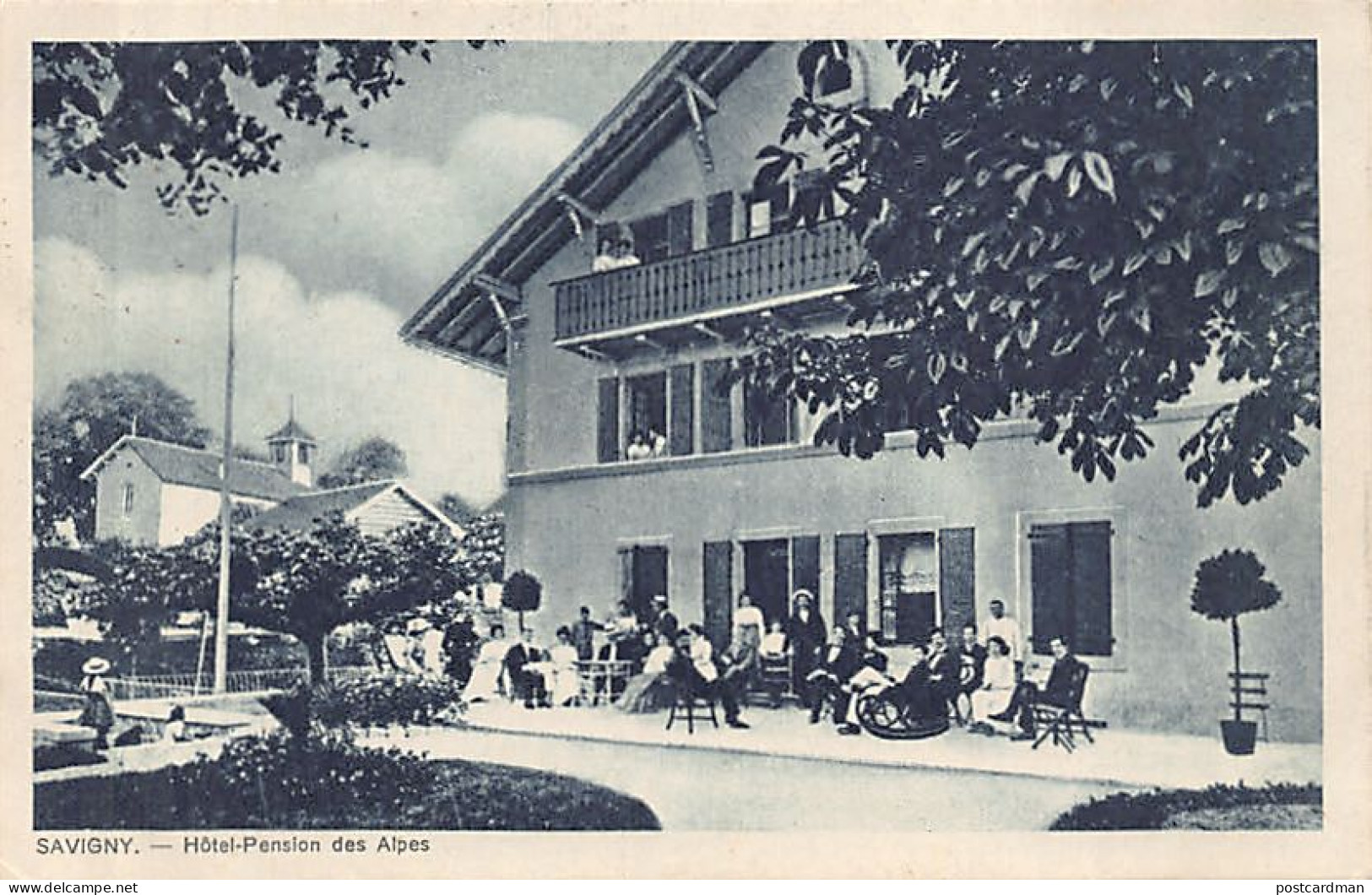 Suisse - SAVIGNY (VD) Hôtel-Pension des Alpes - Ed. inconnu