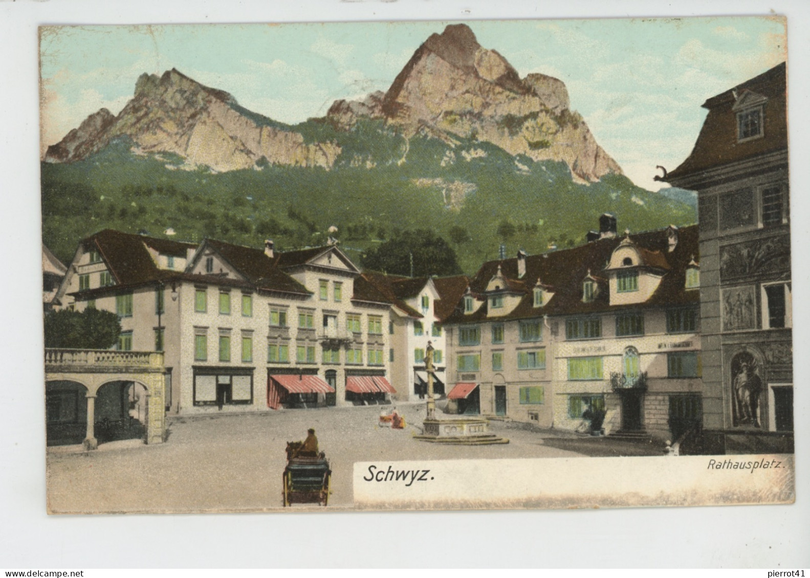 SUISSE - SCHWYZ - SCHWYTZ - Rathausplatz