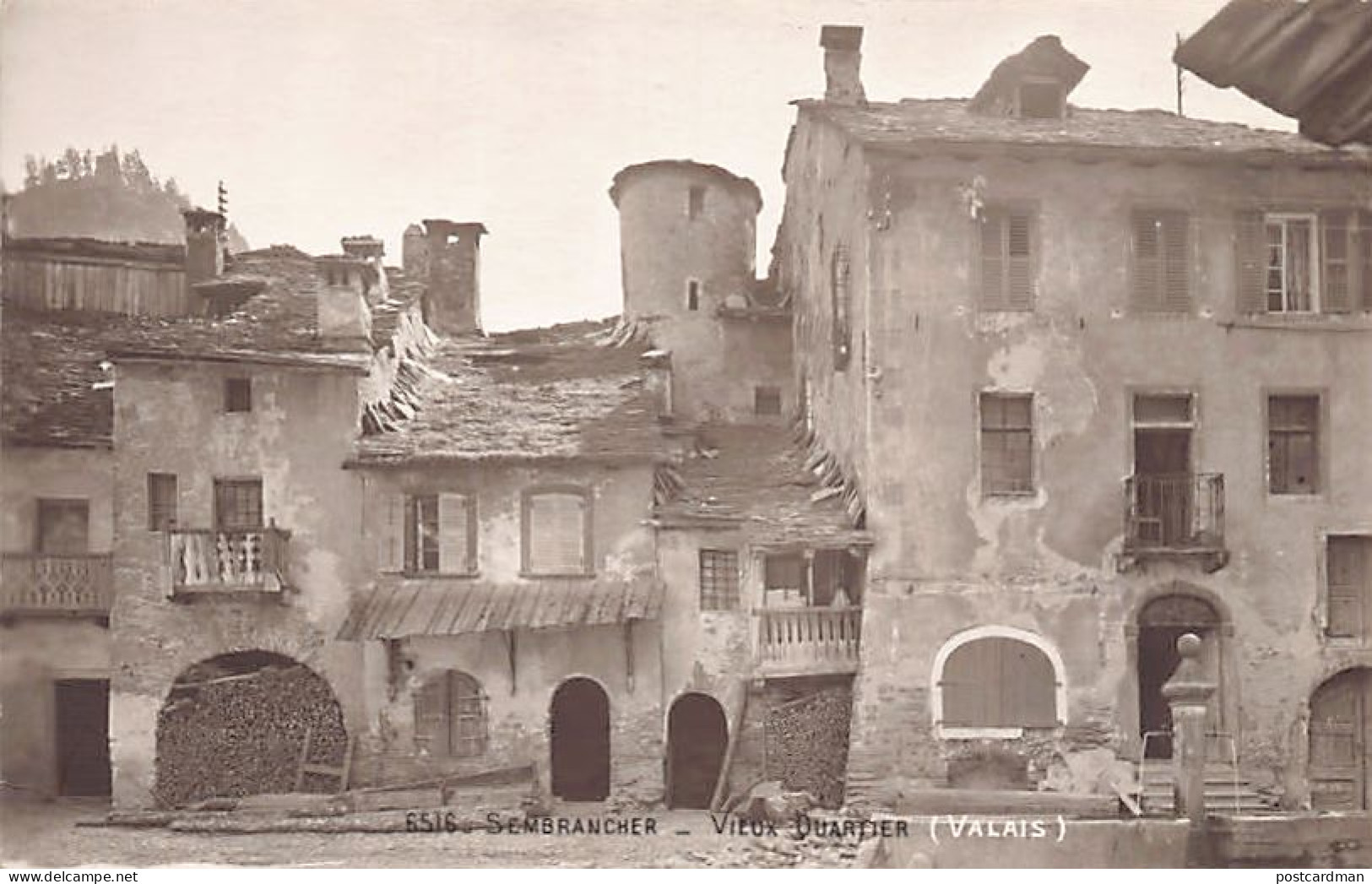 Suisse - SEMBRANCHER (VS) Vieux Quartier - Ed. L. Burgy 6516