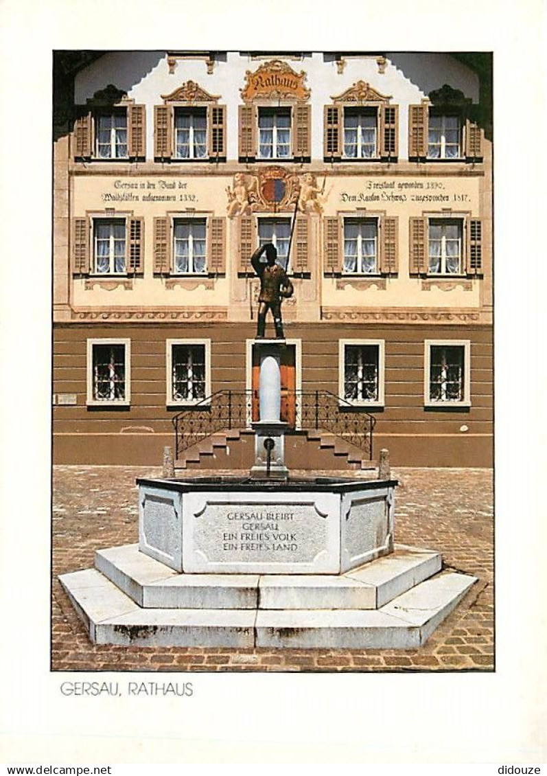 Suisse - SZ Schwyz - Gersau am Vierwaldstattersee - Rathaus - CPM - Carte Neuve - Voir Scans Recto-Verso