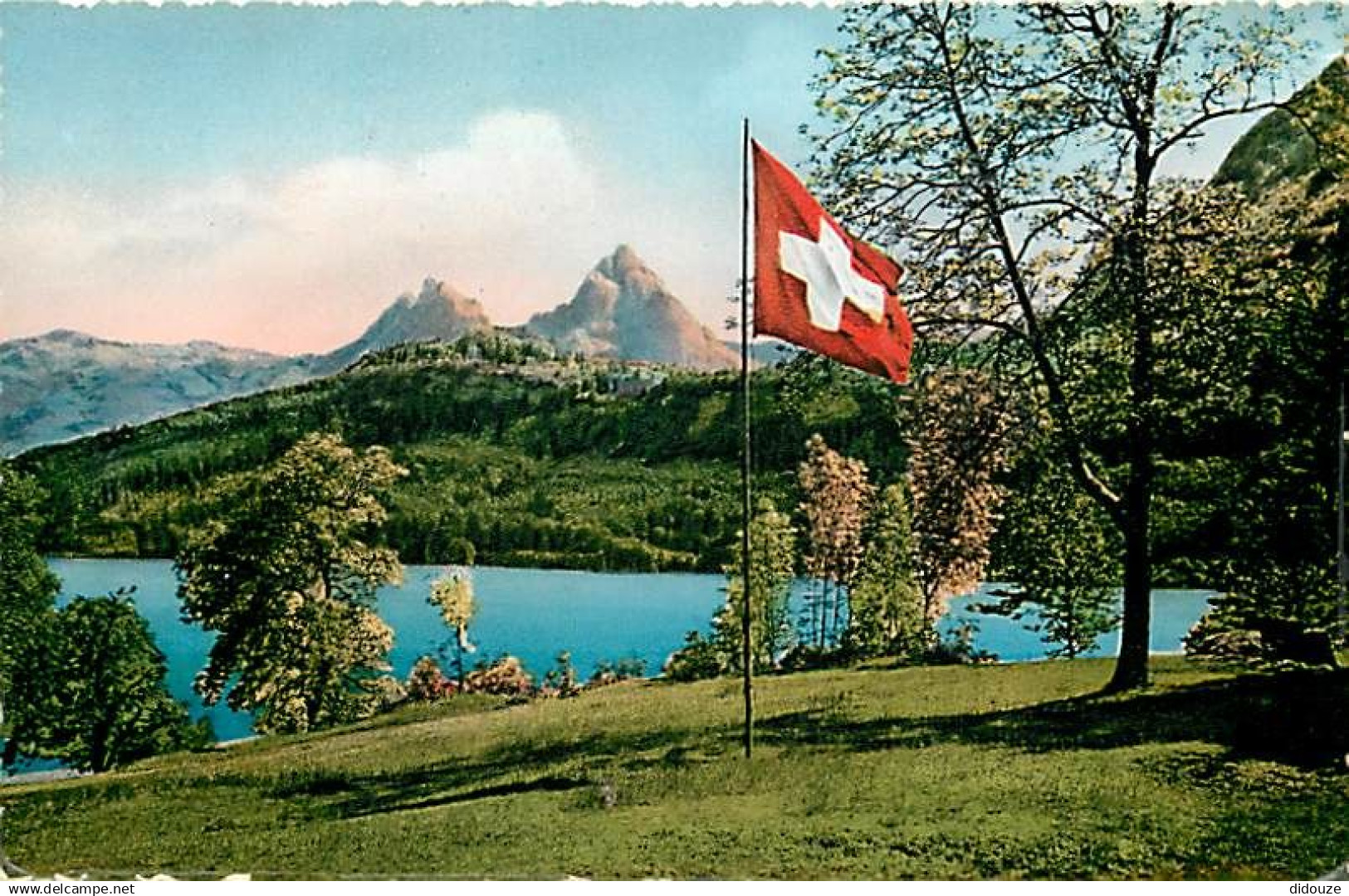 Suisse - SZ Schwyz - Rutliwiese und dis Mythen - CPM - Carte Neuve - Voir Scans Recto-Verso