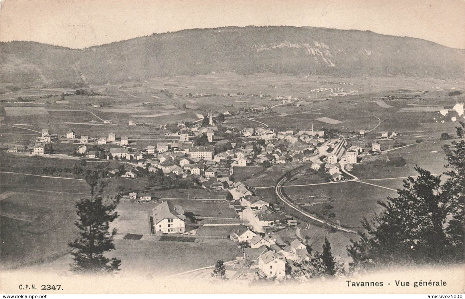 SUISSE tavannes le vue générale