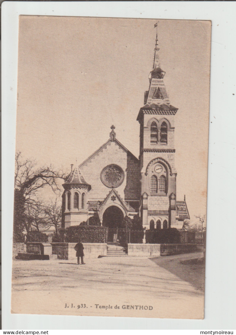 Suisse : Temple  de GENTHOD