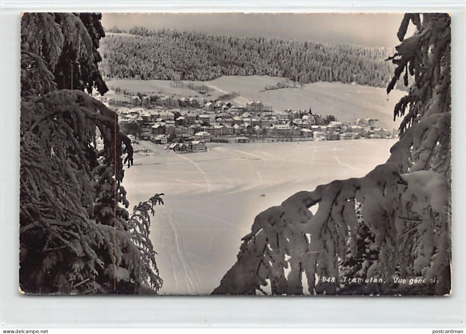 Suisse - TRAMELAN (BE) Vue générale - Ed. A. Deriaz 948