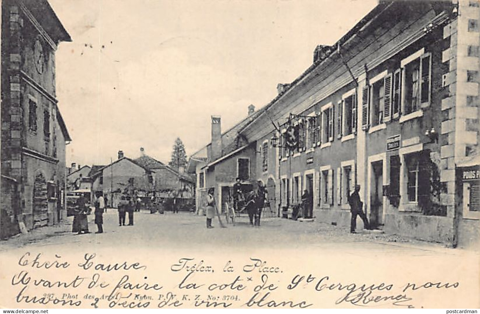 Suisse - TRÉEX (VD) La Place - Bureau de Postes - Ed. Phot. Des Arts 297