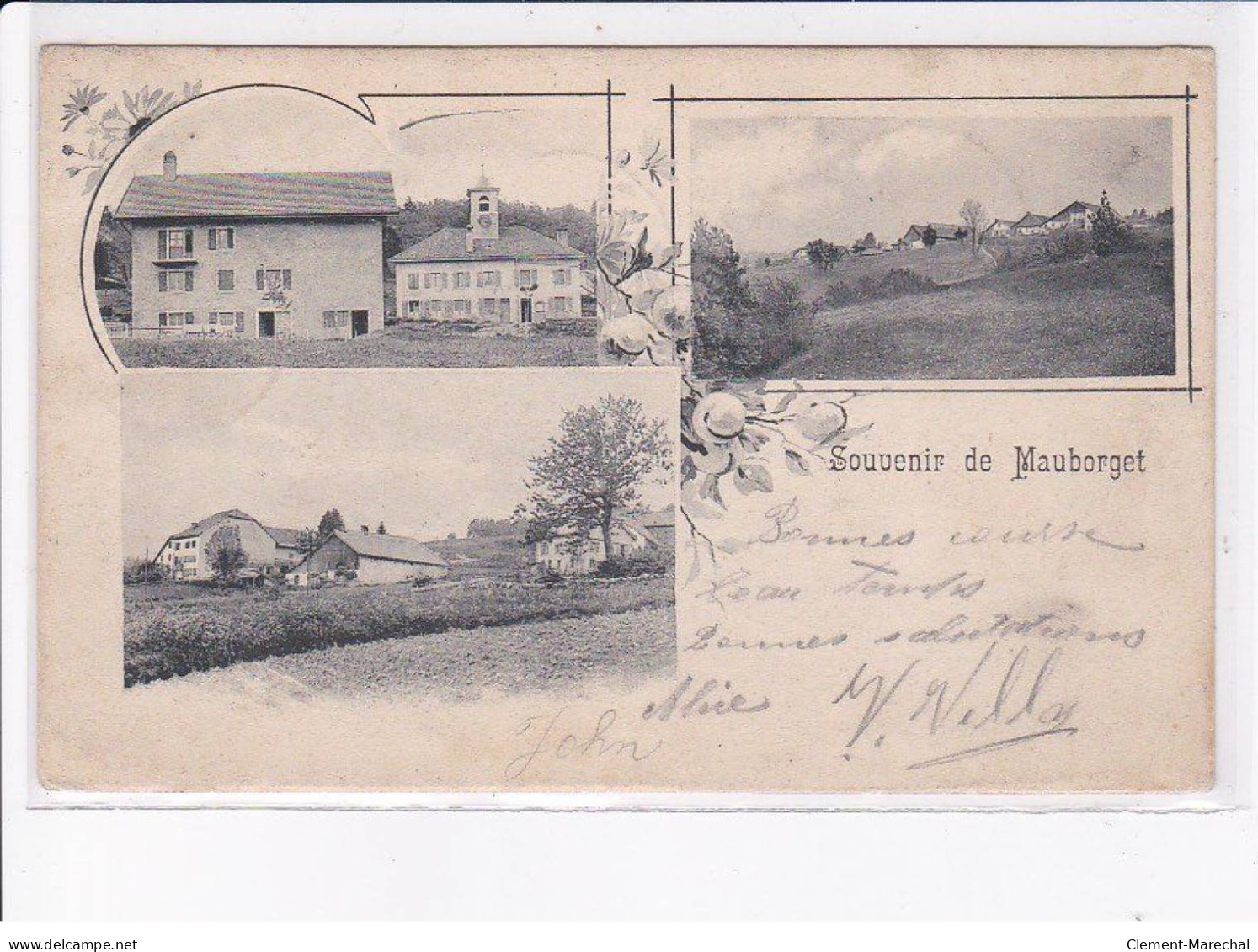 SUISSE: VAUD: MAUBORGET: souvenir - très bon état