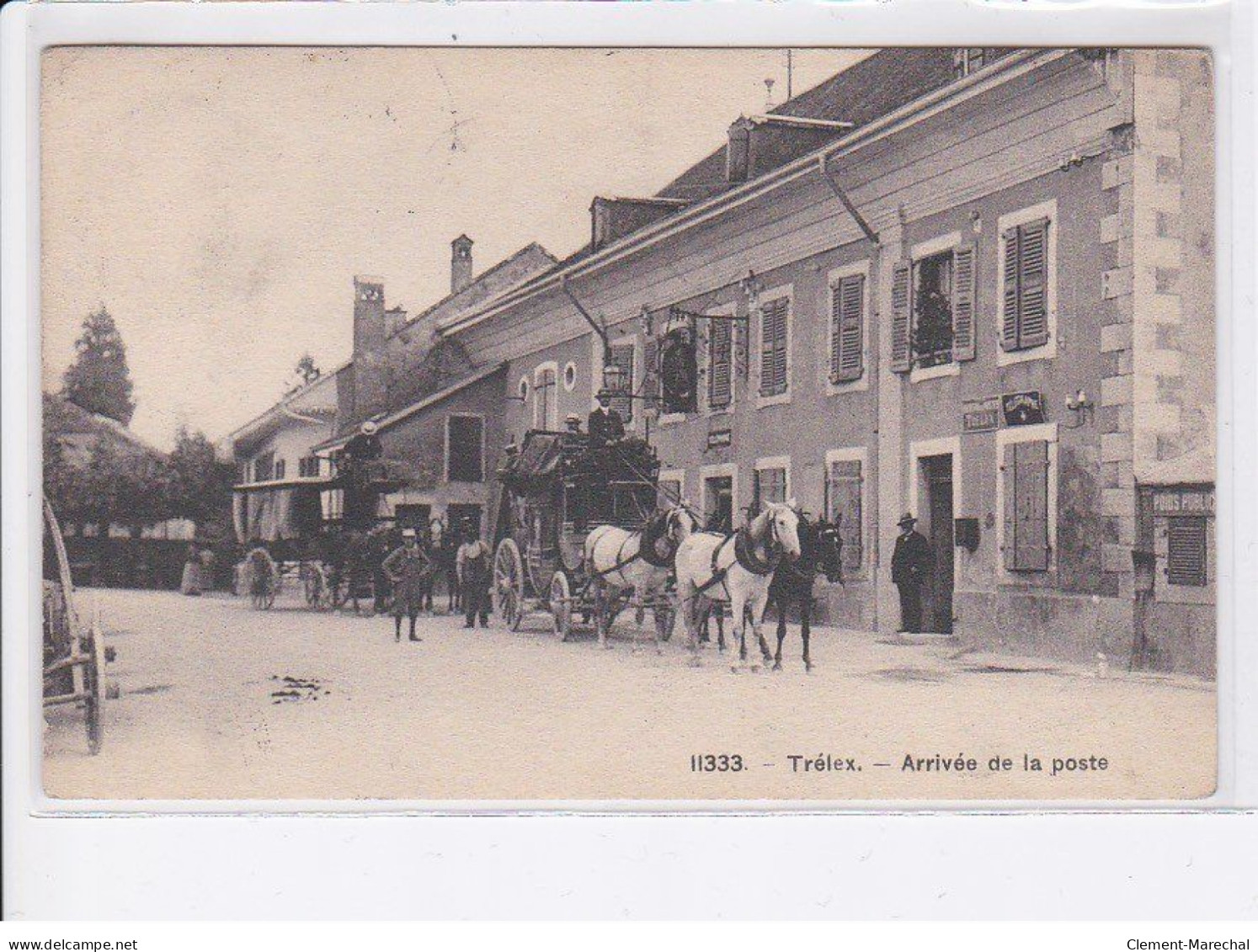 SUISSE: VAUD: TRELEX: arrivée de la poste - très bon état