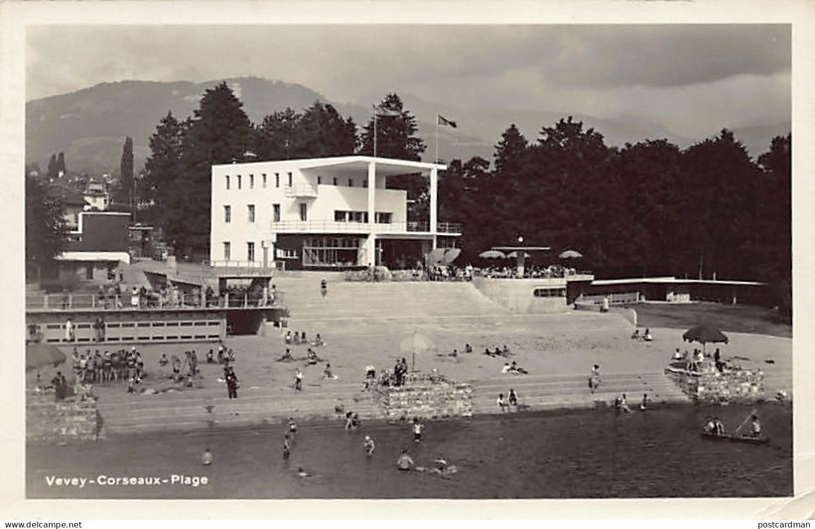Suisse - VEVEY (VD) Corseaux Plage - Ed. Star 2104