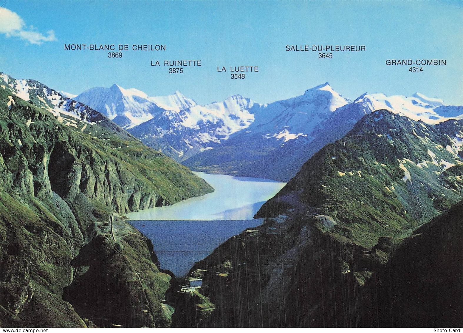 SUISSE VEX LE BARRAGE DE LA GRANDE DIXENCE