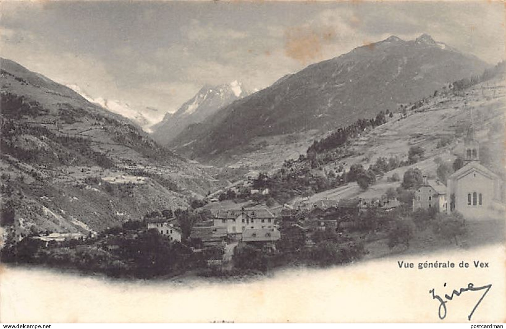 Suisse - VEX (VS) Vue générale