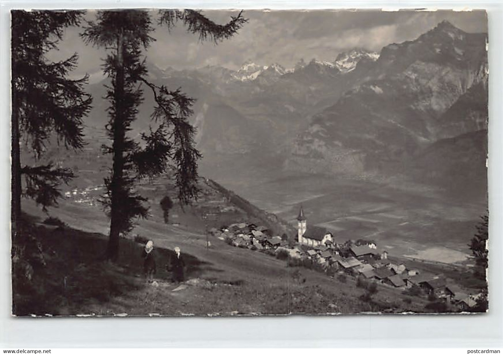 Suisse - Veysonnaz (VS) Alpes vaudoises et Haut de Cry - Ed. E. Gyger 14285