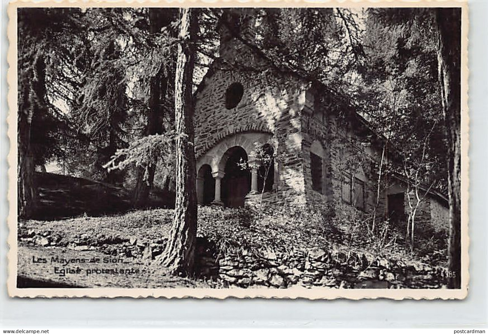 Suisse - Veysonnaz (VS) Les Mayens-de-Sion - Eglise protestante - Ed. Perrochet 4385