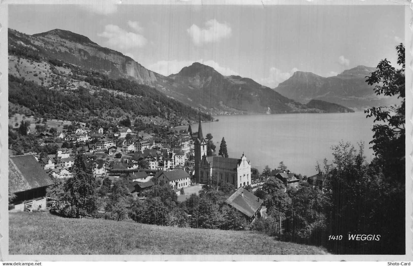 SUISSE WEGGIS LAC DES QUATRE CANTONS