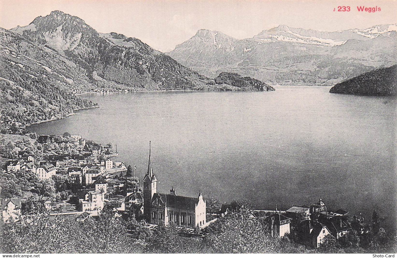 SUISSE WEGGIS LAC DES QUATRE CANTONS