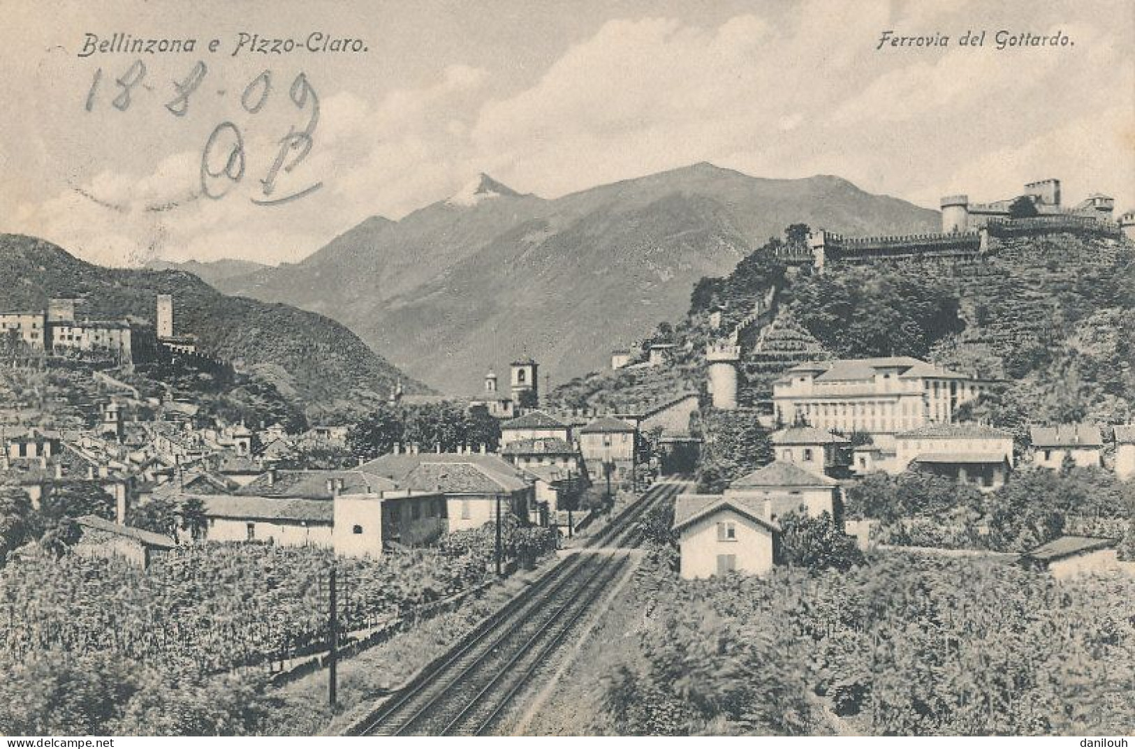 SUISSE /X/ BELLINZONE   ferrovia del gottardo