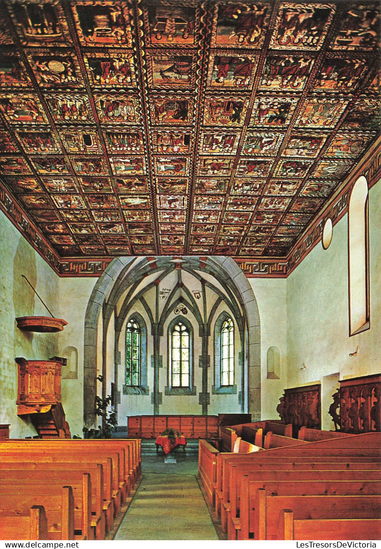 SUISSE - Zillis - romanische Kirchendecke - älteste - 1130 - Aufnahme - Photohaus Geiger - Carte postale