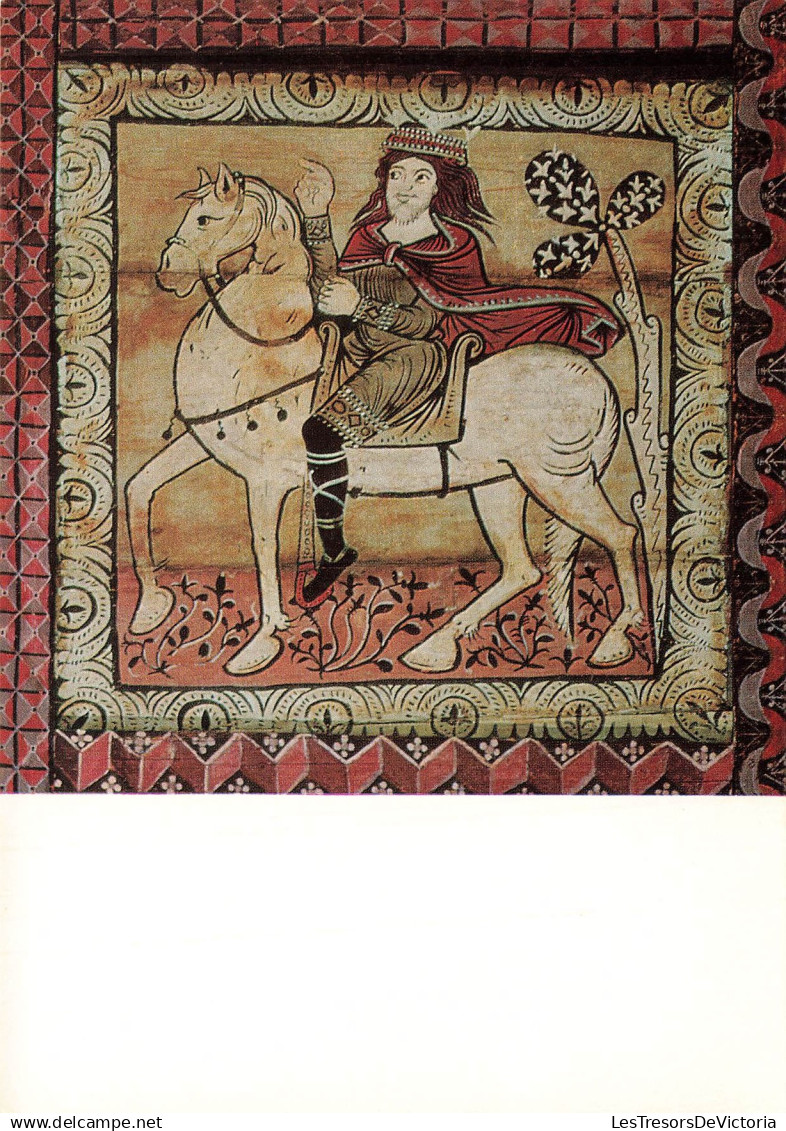 SUISSE - Zillis - St Martinskirche - Reiter aus dem Zug der hl. Drei Könige - cavalier de la procession - Carte postale