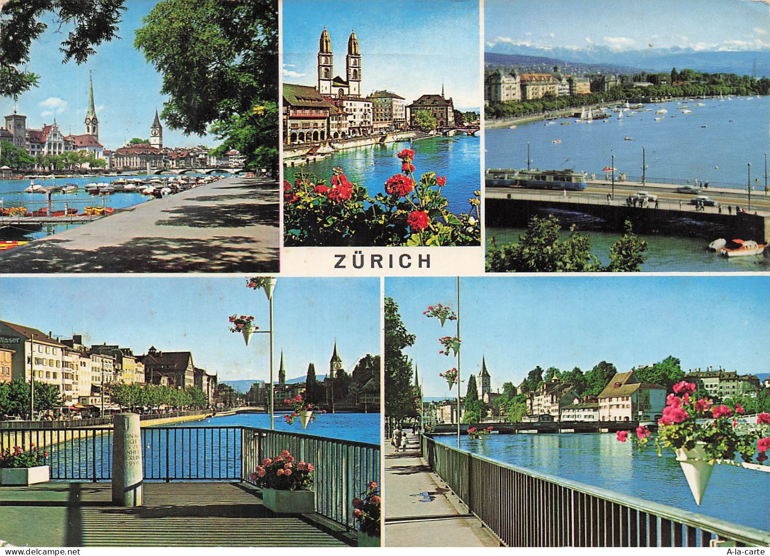 SUISSE ZUERICH LIMMAT ET LAC DE ZURICH