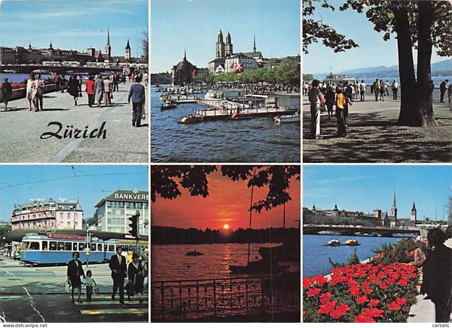 SUISSE-ZURICH-LAC DE ZURICH-N°7064-A/0097