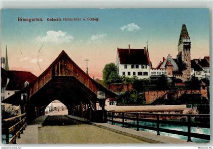 5620 Bremgarten AG - Gedeckte Holzbrücke Schloss - 10603376