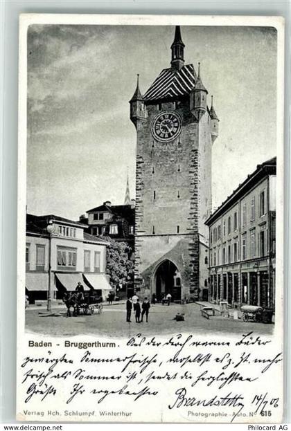 5200 Brugg AG 1906 - Bruggerturm - 39403303
