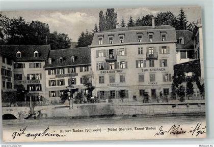 5408 Ennetbaden 1905 - Hotel Sternen - 13159185