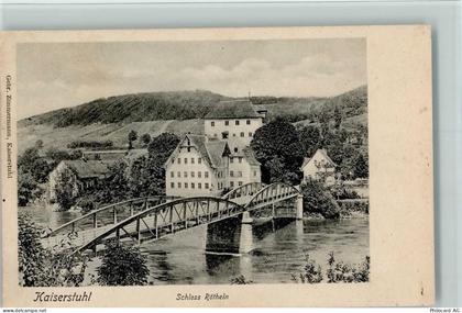 5466 Kaiserstuhl AG - Schloss Rötheln Rheinbrücke - 13095754