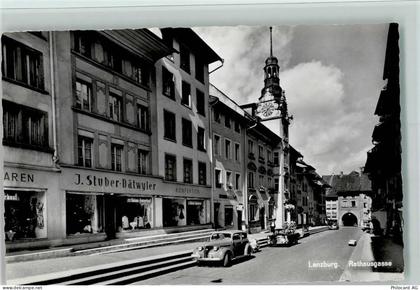 5600 Lenzburg - Rathausgasse Kirchturm Konfektionswarengeschäft J. Stube... - 13095757